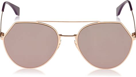 fendi ff 0194|Fendi FF0194S DDB Gold Copper 0194S Round Sunglasses .